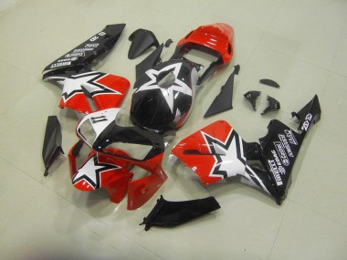 CBR 600 RR 03-04 Motorrad Vollverkleidung - Schwarz Rot