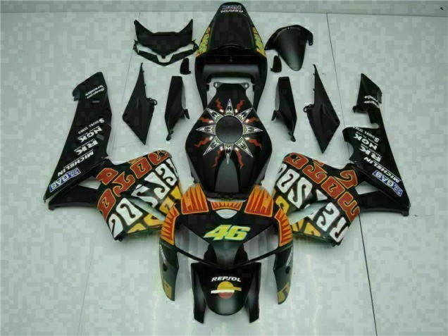 CBR 600 RR 05-06 Motor Vollverkleidung - Schwarz CBR 600 RR 05-06 Motor Vollverkleidung - Schwarz