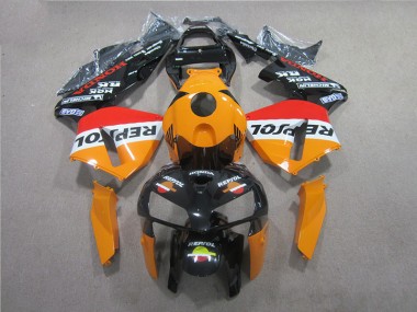 CBR 600 RR 05-06 Motorrad Verkleidung - Orange Schwarz Repsol