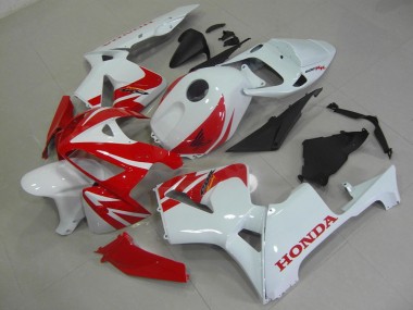 CBR 600 RR 05-06 Motorrad Verkleidung - Rot Weiß