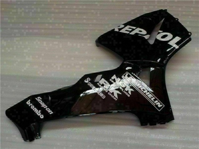 CBR 600 RR 05-06 Motorrad Verkleidung - Schwarz Repsol