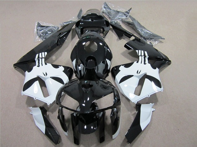 CBR 600 RR 05-06 Motorrad Verkleidung - Schwarz Weiß CBR 600 RR 05-06 Motorrad Verkleidung - Schwarz Weiß