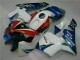 CBR 600 RR 05-06 Motorrad Verkleidung - Weiß Blau