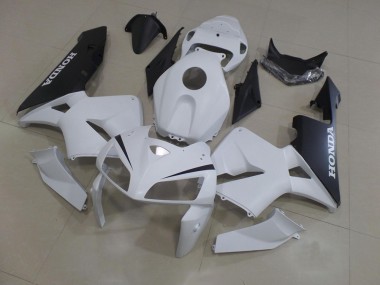 CBR 600 RR 05-06 Motorrad Verkleidung - Weiß Schwarz