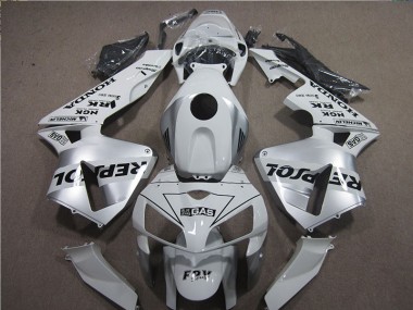 CBR 600 RR 05-06 Motorrad Verkleidung - Weiß Schwarz Repsol