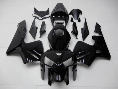 CBR 600 RR 05-06 Motorrad Verkleidungen - Glänzend Schwarz