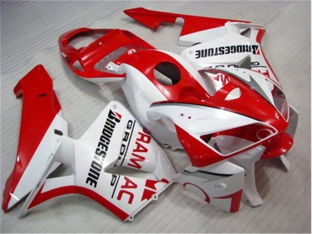 CBR 600 RR 05-06 Motorrad Verkleidungen Komplett Sets - Rot Weiß CBR 600 RR 05-06 Motorrad Verkleidungen Komplett Sets - Rot Weiß