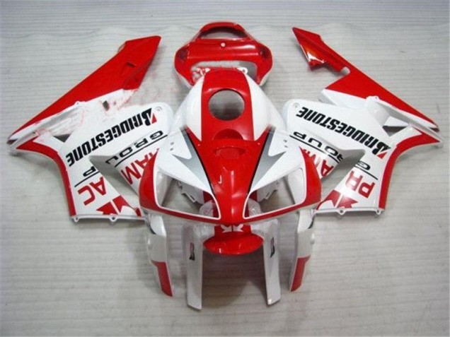 CBR 600 RR 05-06 Motorrad Verkleidungen Komplett Sets - Rot Weiß CBR 600 RR 05-06 Motorrad Verkleidungen Komplett Sets - Rot Weiß
