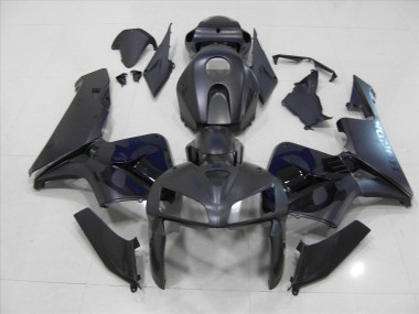 CBR 600 RR 05-06 Motorrad Verkleidungen - Matt Schwarzer Totenkopf