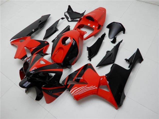 CBR 600 RR 05-06 Motorrad Verkleidungen & Plastik - Rot Schwarz