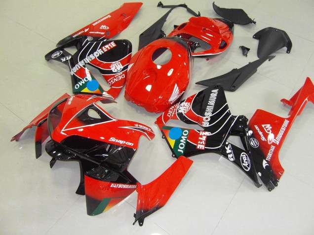 CBR 600 RR 05-06 Motorrad Verkleidungen - Rot Schwarz Jomo CBR 600 RR 05-06 Motorrad Verkleidungen - Rot Schwarz Jomo