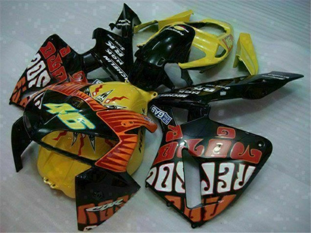 CBR 600 RR 05-06 Motorrad Verkleidungen - Schwarz Rot Gelb 46 CBR 600 RR 05-06 Motorrad Verkleidungen - Schwarz Rot Gelb 46