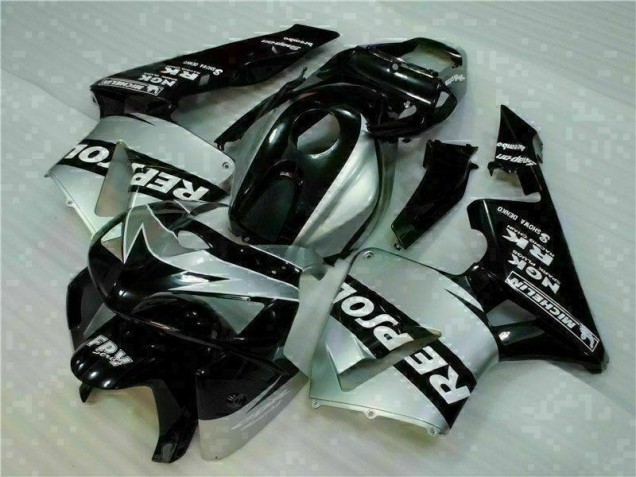 CBR 600 RR 05-06 Motorrad Verkleidungen - Schwarz Silber Repsol CBR 600 RR 05-06 Motorrad Verkleidungen - Schwarz Silber Repsol