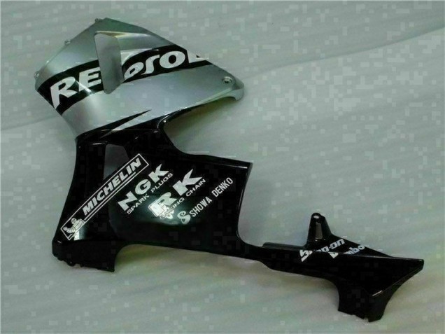 CBR 600 RR 05-06 Motorrad Verkleidungen - Schwarz Silber Repsol CBR 600 RR 05-06 Motorrad Verkleidungen - Schwarz Silber Repsol