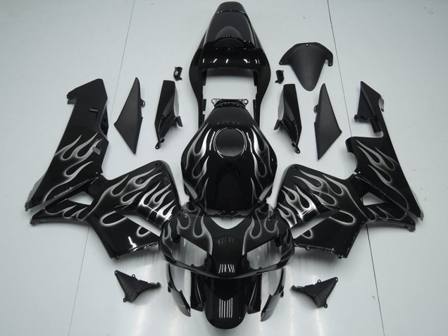 CBR 600 RR 05-06 Motorrad Verkleidungen - Silber Flamme CBR 600 RR 05-06 Motorrad Verkleidungen - Silber Flamme