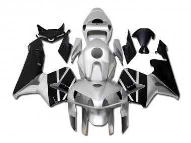 CBR 600 RR 05-06 Motorrad Verkleidungen - Silber Schwarz