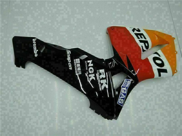 CBR 600 RR 05-06 Motorrad Vollverkleidung - Orange Schwarz Repsol CBR 600 RR 05-06 Motorrad Vollverkleidung - Orange Schwarz Repsol