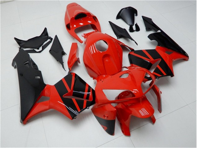CBR 600 RR 05-06 Motorrad Vollverkleidung - Rot Schwarz CBR 600 RR 05-06 Motorrad Vollverkleidung - Rot Schwarz