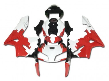 CBR 600 RR 05-06 Motorrad Vollverkleidung - Rot Weiß Schwarz
