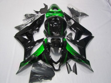 CBR 600 RR 07-08 Motorrad Verkleidung - Schwarz Grün