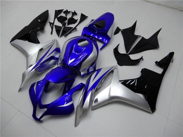 CBR 600 RR 07-08 Motorrad Verkleidungen - Blau Silber Schwarz CBR 600 RR 07-08 Motorrad Verkleidungen - Blau Silber Schwarz