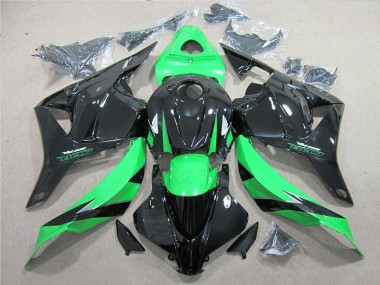 CBR 600 RR 09-12 Motorrad Verkleidung - Schwarz Grün