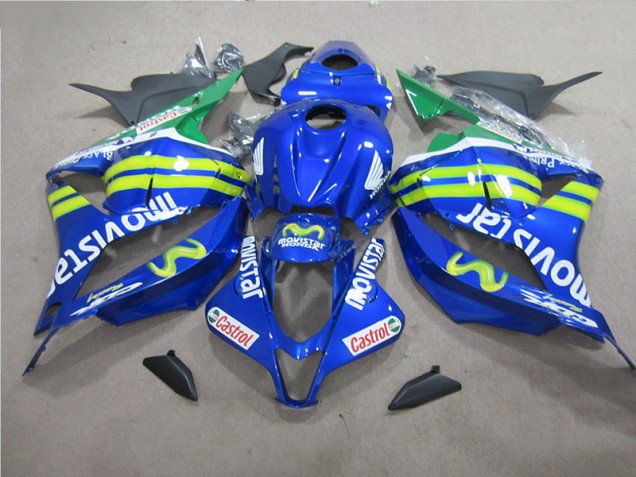 CBR 600 RR 09-12 Motorrad Verkleidungen - Blau Weiß Movistar CBR 600 RR 09-12 Motorrad Verkleidungen - Blau Weiß Movistar