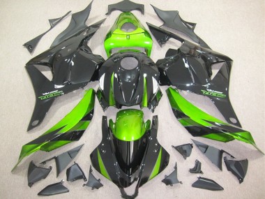 CBR 600 RR 09-12 Motorrad Verkleidungen - Schwarz Grün