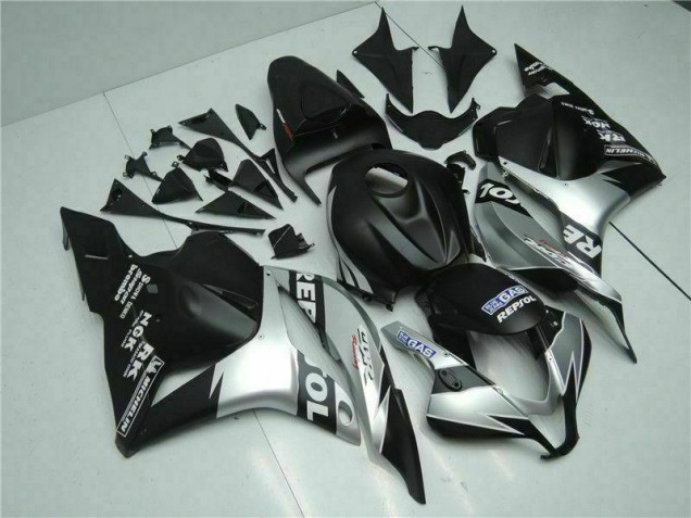 CBR 600 RR 09-12 Motorrad Verkleidungen - Schwarz Silber Repsol CBR 600 RR 09-12 Motorrad Verkleidungen - Schwarz Silber Repsol