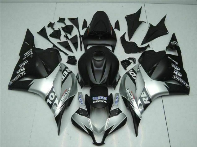 CBR 600 RR 09-12 Motorrad Verkleidungen - Schwarz Silber Repsol CBR 600 RR 09-12 Motorrad Verkleidungen - Schwarz Silber Repsol
