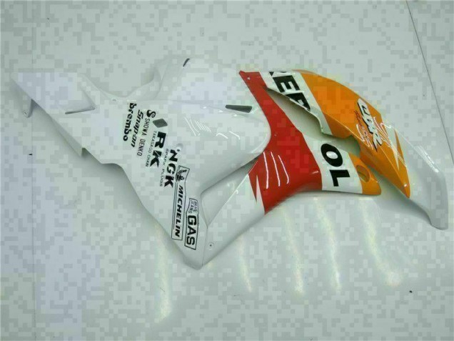 CBR 600 RR 09-12 Motorrad Verkleidungen - Weiß Orange Repsol CBR 600 RR 09-12 Motorrad Verkleidungen - Weiß Orange Repsol
