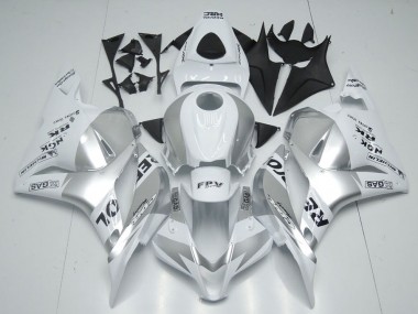 CBR 600 RR 09-12 Motorrad Verkleidungen - Weiß Silber Repsol