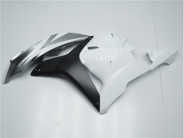 CBR 600 RR 09-12 Motorrad Verkleidungen - Weiß Silber Schwarz CBR 600 RR 09-12 Motorrad Verkleidungen - Weiß Silber Schwarz