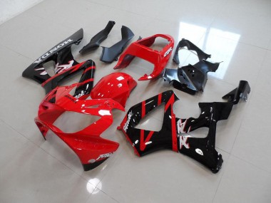 CBR 900 RR 929 00-01 Motorrad Verkleidungen - Rot Schwarz