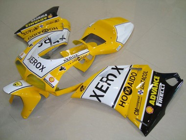 Ducati 748 916 996 996S 93-05 Motorrad Vollverkleidung - Gelb Weiß Xerox