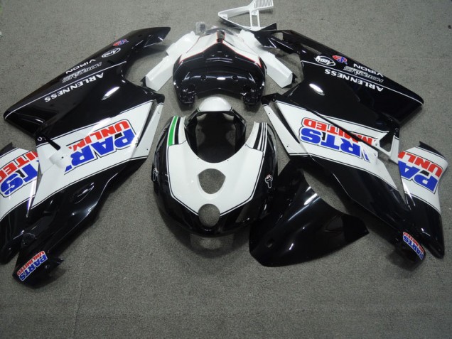Ducati 749 03-04 Motorrad Verkleidungen - Schwarz Weiß Ducati 749 03-04 Motorrad Verkleidungen - Schwarz Weiß