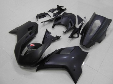 Ducati 848 1098 1198 07-14 Motorrad Verkleidungen - Matt Schwarze Renn Version