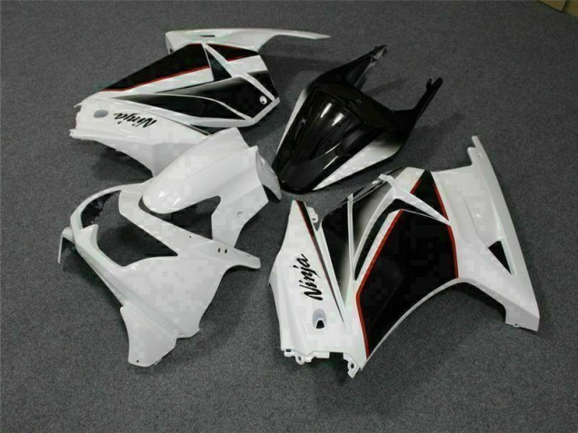 EX250 08-12 Motorrad Verkleidung - Weiß Schwarz Ninja EX250 08-12 Motorrad Verkleidung - Weiß Schwarz Ninja