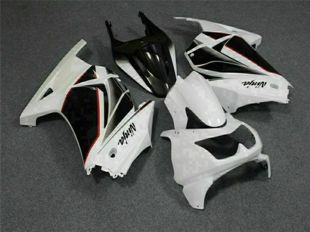 EX250 08-12 Motorrad Verkleidung - Weiß Schwarz Ninja EX250 08-12 Motorrad Verkleidung - Weiß Schwarz Ninja