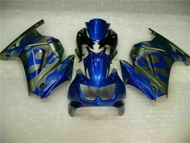 EX250 08-12 Motorrad Verkleidungen - Blau