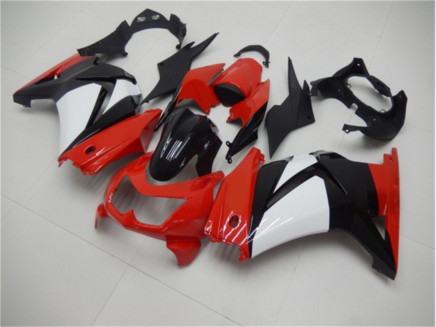 EX250 08-12 Motorrad Verkleidungen - Rot Schwarz Weiß EX250 08-12 Motorrad Verkleidungen - Rot Schwarz Weiß