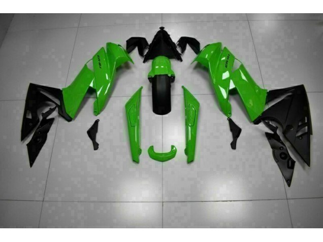 EX650 09-11 Motorrad Verkleidung - Grün Schwarz EX650 09-11 Motorrad Verkleidung - Grün Schwarz
