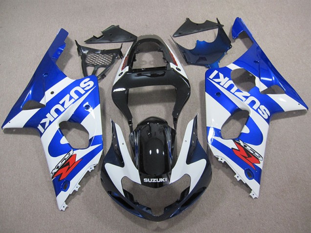 GSXR 1000 K1 00-02 Motorrad Verkleidungen - Blau Weißer Aufkleber GSXR 1000 K1 00-02 Motorrad Verkleidungen - Blau Weißer Aufkleber