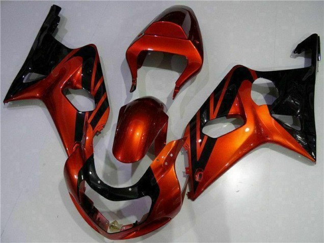 GSXR 1000 K1 00-02 Motorrad Verkleidungen - Orange Schwarz GSXR 1000 K1 00-02 Motorrad Verkleidungen - Orange Schwarz