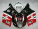 GSXR 1000 K3 03-04 Motorrad Verkleidung - Rot Schwarz GSXR 1000 K3 03-04 Motorrad Verkleidung - Rot Schwarz