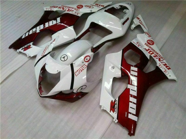 GSXR 1000 K3 03-04 Motorrad Verkleidung - Rot Weiß GSXR 1000 K3 03-04 Motorrad Verkleidung - Rot Weiß