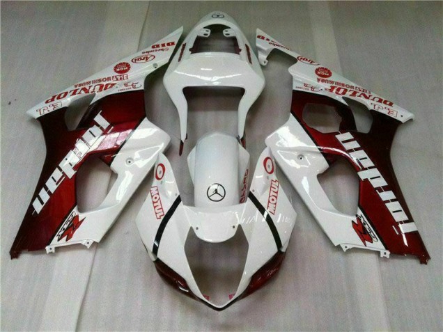 GSXR 1000 K3 03-04 Motorrad Verkleidung - Rot Weiß GSXR 1000 K3 03-04 Motorrad Verkleidung - Rot Weiß