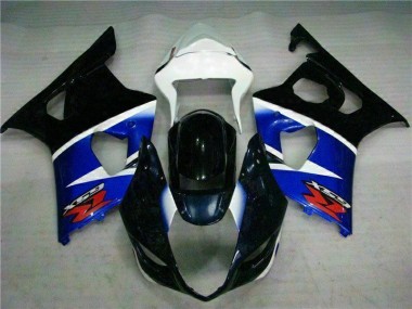 GSXR 1000 K3 03-04 Motorrad Verkleidung - Schwarz Blau