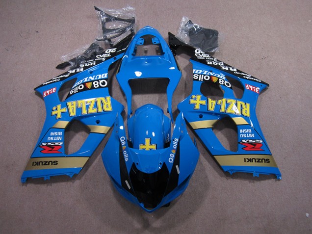 GSXR 1000 K3 03-04 Motorrad Verkleidungen - Blau Rizla Q8 Oils GSXR 1000 K3 03-04 Motorrad Verkleidungen - Blau Rizla Q8 Oils