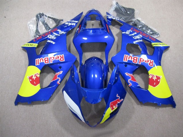 GSXR 1000 K3 03-04 Motorrad Verkleidungen - Blau Rot Bull GSXR 1000 K3 03-04 Motorrad Verkleidungen - Blau Rot Bull